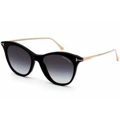 Tom Ford Chic Cat-eye Women's Sunglasses (53mm) In Black