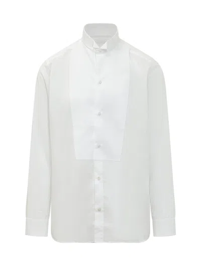 Tom Ford Chic Fit Shirt With Elegant Neckline In White