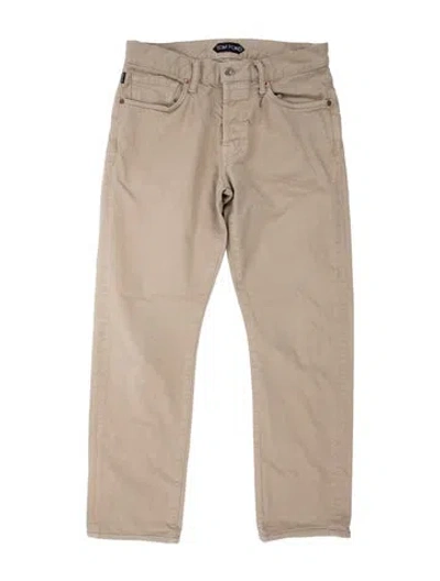 Pre-owned Tom Ford Chinos In Grey