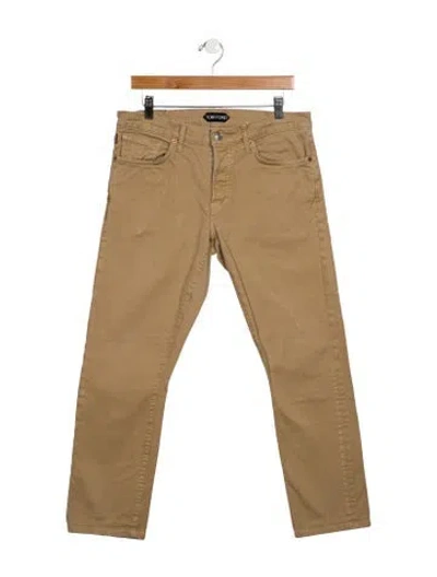 Pre-owned Tom Ford Chinos In Neutral