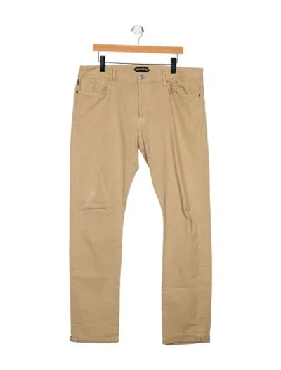 Pre-owned Tom Ford Chinos In Neutral