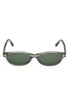 Tom Ford Chloe 52mm Oval Sunglasses In Gray
