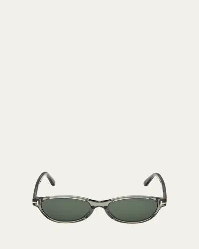 TOM FORD CHLOE 52MM OVAL SUNGLASSES