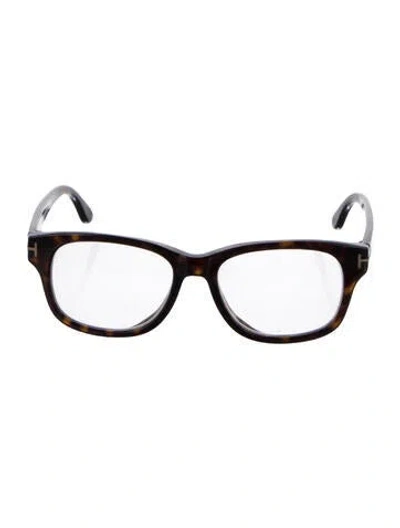 Pre-owned Tom Ford Christophe Wayfarer Eyeglasses In Black