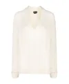 Tom Ford Chunky-knit Wool Jumper In White