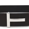 Tom Ford Reversible Calf Leather Belt With Buckle