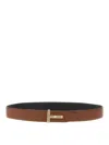 Tom Ford Buckle Reversible Belt Logo