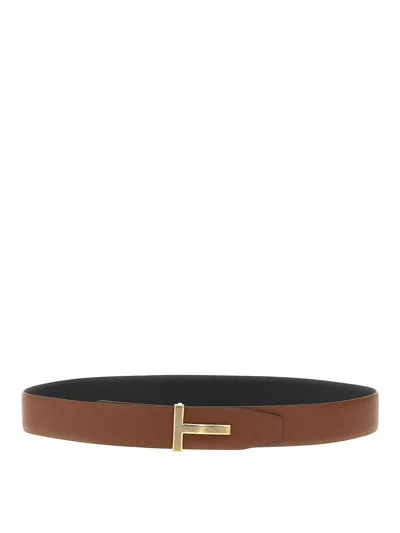 Tom Ford Buckle Reversible Belt Logo