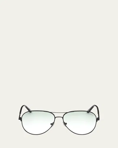 TOM FORD CLARK METAL AVIATOR SUNGLASSES