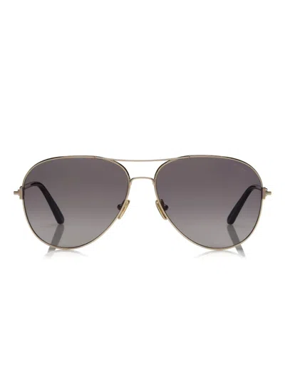 Tom Ford Clark Pilot-frame Sunglasses