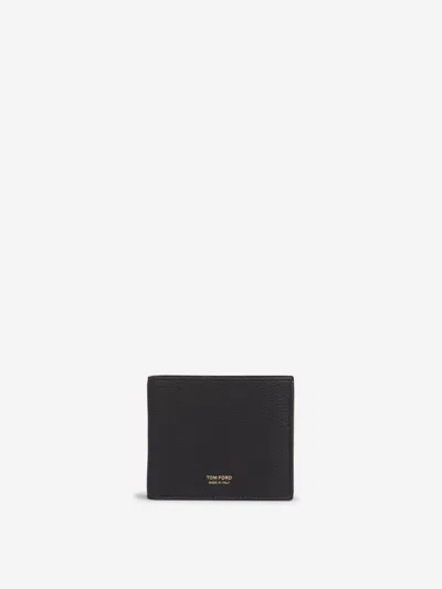 Tom Ford Portafoglio Bifold T Line Classic In Black