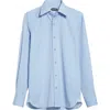 Tom Ford Classic Fit Cotton Button-up Shirt In Blue