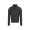 Tom Ford Premium Grey Wool Polo T-shirt