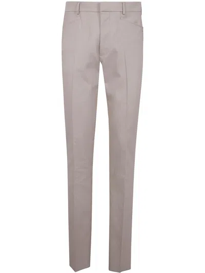 Tom Ford Tailored Trousers With Pockets And Loops In Neutral