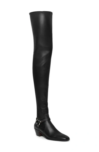Tom Ford Clint Over The Knee Harness Boot In Black