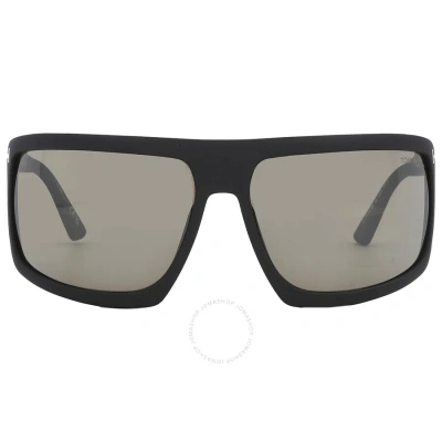 Tom Ford Clint Roviex Mirror Wrap Unisex Sunglasses Ft1066 02l 68 In Black