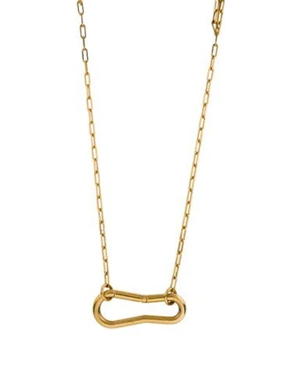 Pre-owned Tom Ford Clip Link Chain Necklace, 37" In Multi