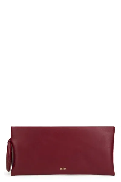 Tom Ford Clutch Aura In Leather