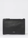 Tom Ford Black Leather Clutch In Black