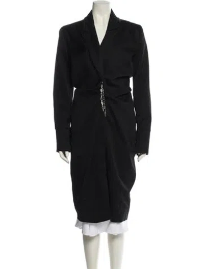 Pre-owned Tom Ford Coat In Black