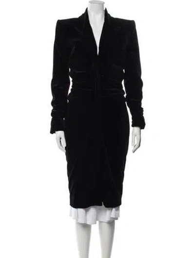 Pre-owned Tom Ford Coat In Black