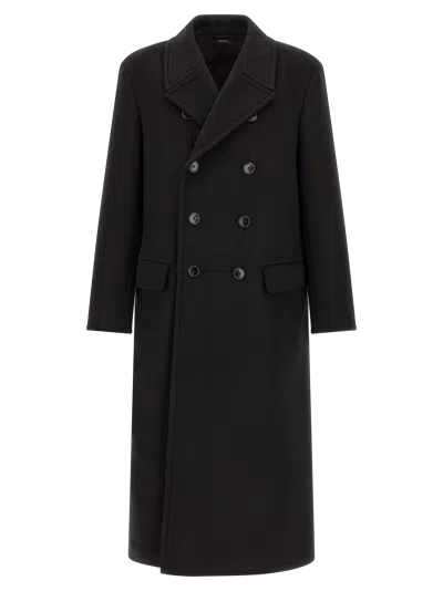 Tom Ford Men Black Tailored Trench Coat