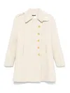 Tom Ford Brushed Peacoat In White