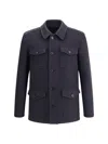 Tom Ford Double Splittable Jacket In Blue