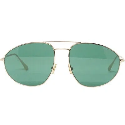 Pre-owned Tom Ford Cobra Ft0796 28n Gold Sunglasses