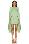 Tom Ford Silk Mini Dress In Matcha