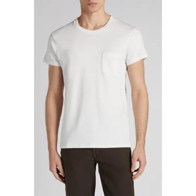 Tom Ford Cold Dye Cotton Pocket T-shirt In White