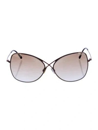 Pre-owned Tom Ford Colette Oversize Sunglasses