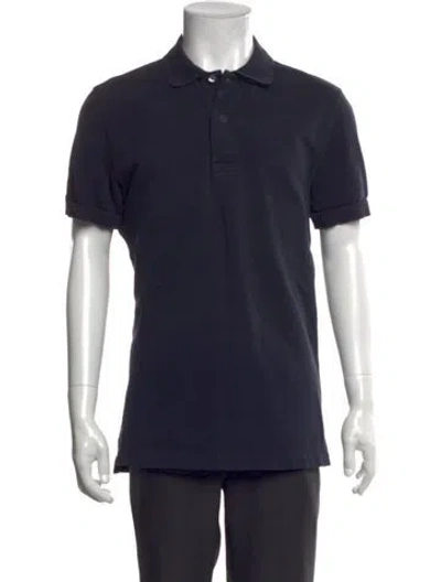 Pre-owned Tom Ford Collar Short Sleeve Polo Shirt In Neutral