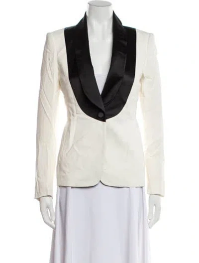 Pre-owned Tom Ford Colorblock Pattern Blazer In Neutral