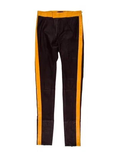 Pre-owned Tom Ford Colorblock Pattern Skinny Leg Pants In Multi