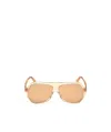 Tom Ford Colored Lens Round Sunglasses [tinted Lens Round Sunglasses] In Nude