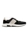 Tom Ford Jagga Leather-trimmed Nylon And Suede Sneakers In Black