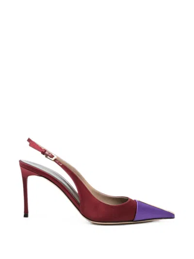 Tom Ford Colour-block Slingback Pumps In Red