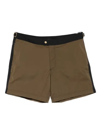 TOM FORD COLOURBLOCK SWIM SHORTS