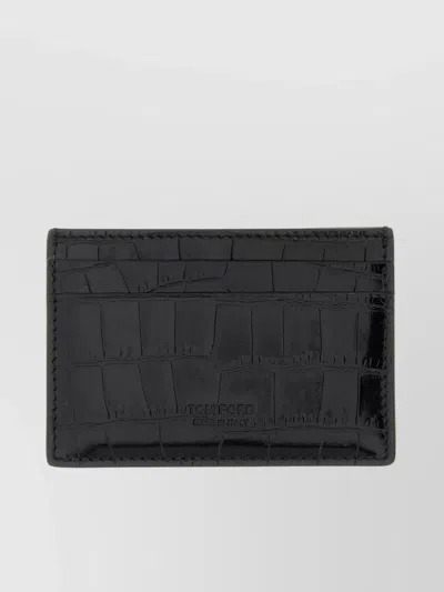 Tom Ford Compact Embossed Texture Card Holder
