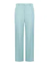 TOM FORD COMPACT HOPSACK WOOL BLEND TAILORED PANTS