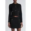 Tom Ford Single-breasted Cardigan Jacket In Black