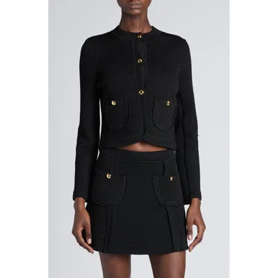 TOM FORD TOM FORD COMPACT KNIT CROP JACKET