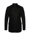 Tom Ford Long-sleeved Button-up Jacket In Black