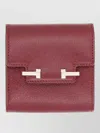 Tom Ford Compact Purse Cardholder Metal Hardware In Red