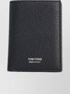 Tom Ford Black Soft Grain Leather T Line Passport Holder