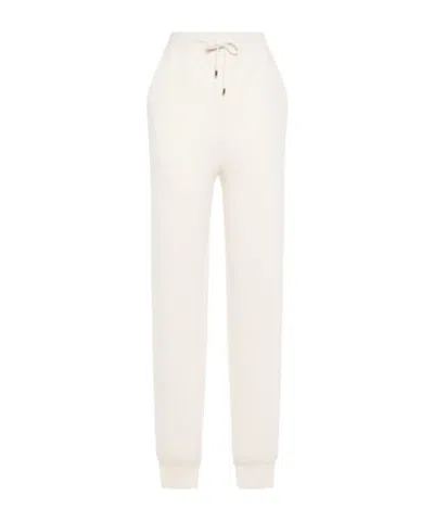 Tom Ford Compact Virgin Wool Blend Slim Pants In White