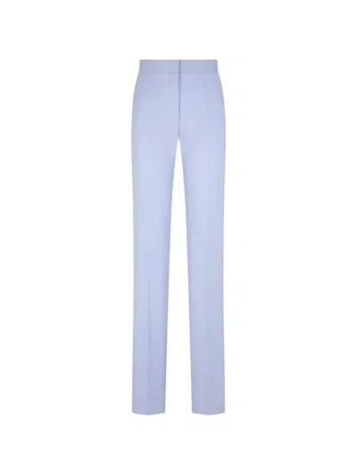 Tom Ford Concealed-fastening Trousers In Purple