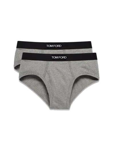 Tom Ford Confenzione Da Due Slip In Gray