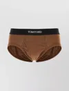 Tom Ford Brown Stretch Cotton Brief
